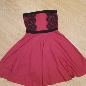 Soprano  strapless mini dress